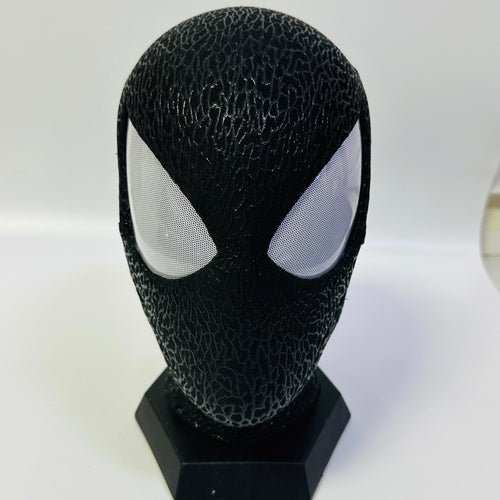 PS5 Venom Spidey Mask with Faceshell and Lenses Wearable Video Game Prop Replica