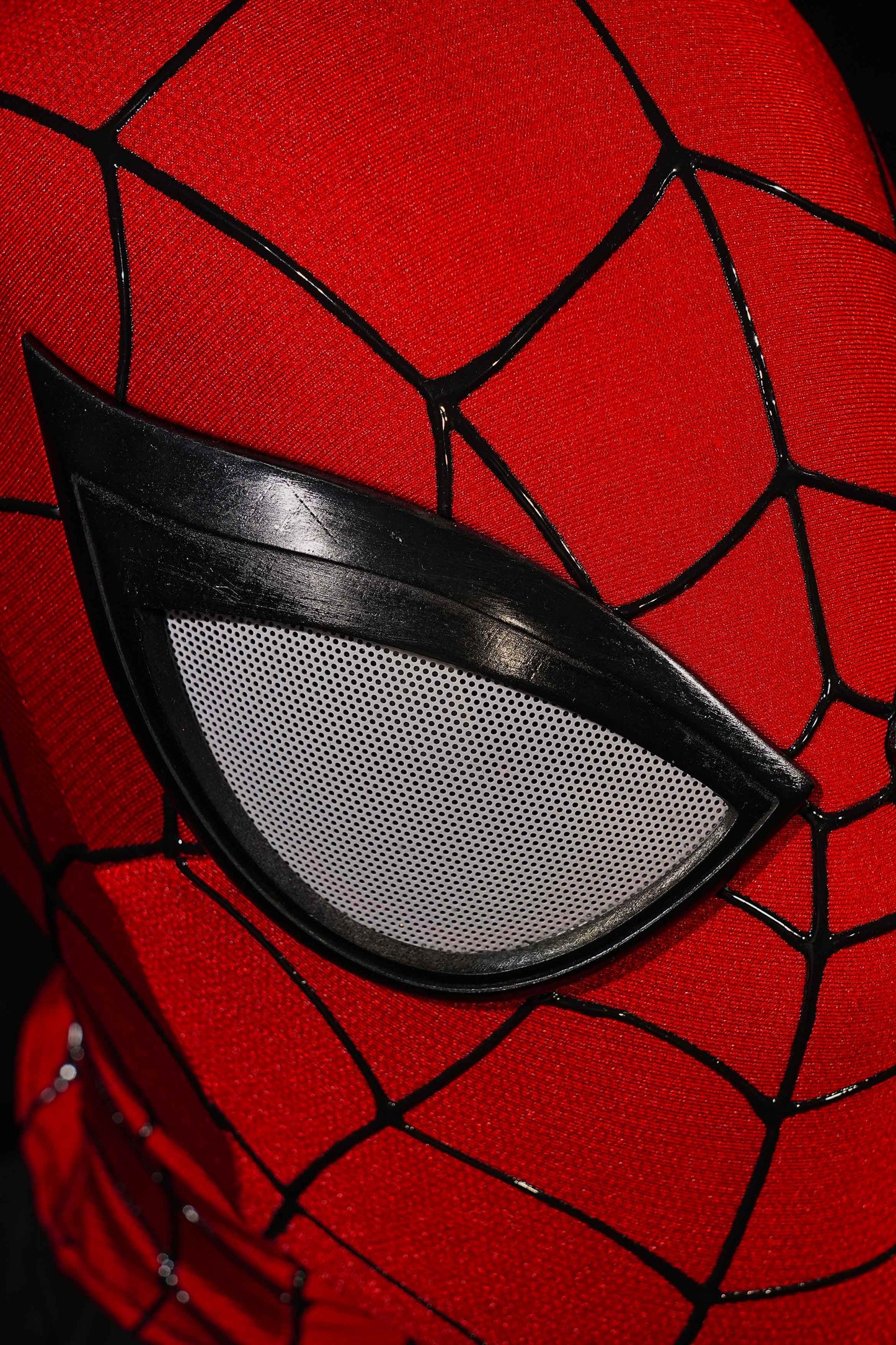 Upgraded Version PS4 Spidey Mask with Faceshell and Lenses Wearable Video Game Prop Replica