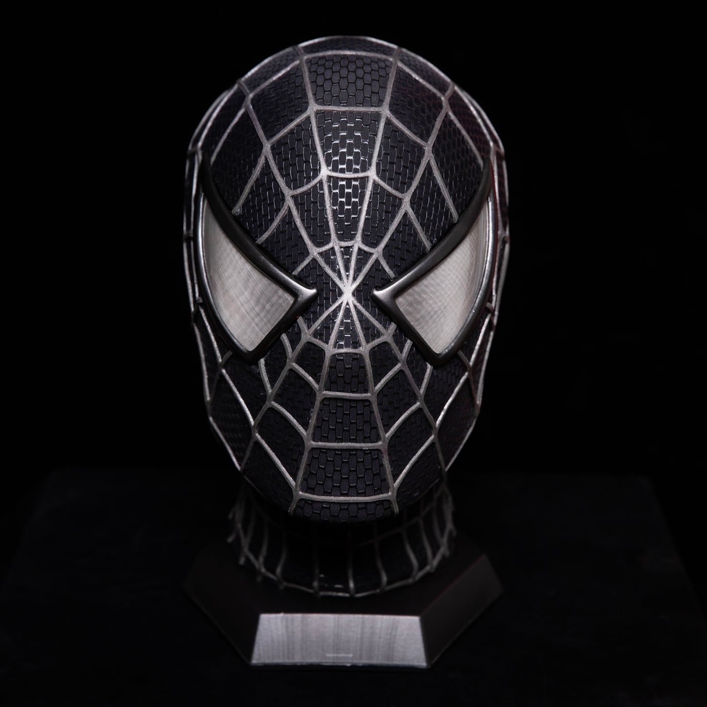 Sam Raimi Spidey3 venom mask (Adults) with Face shell & 3D Rubber Web, Wearable Movie Prop Replica