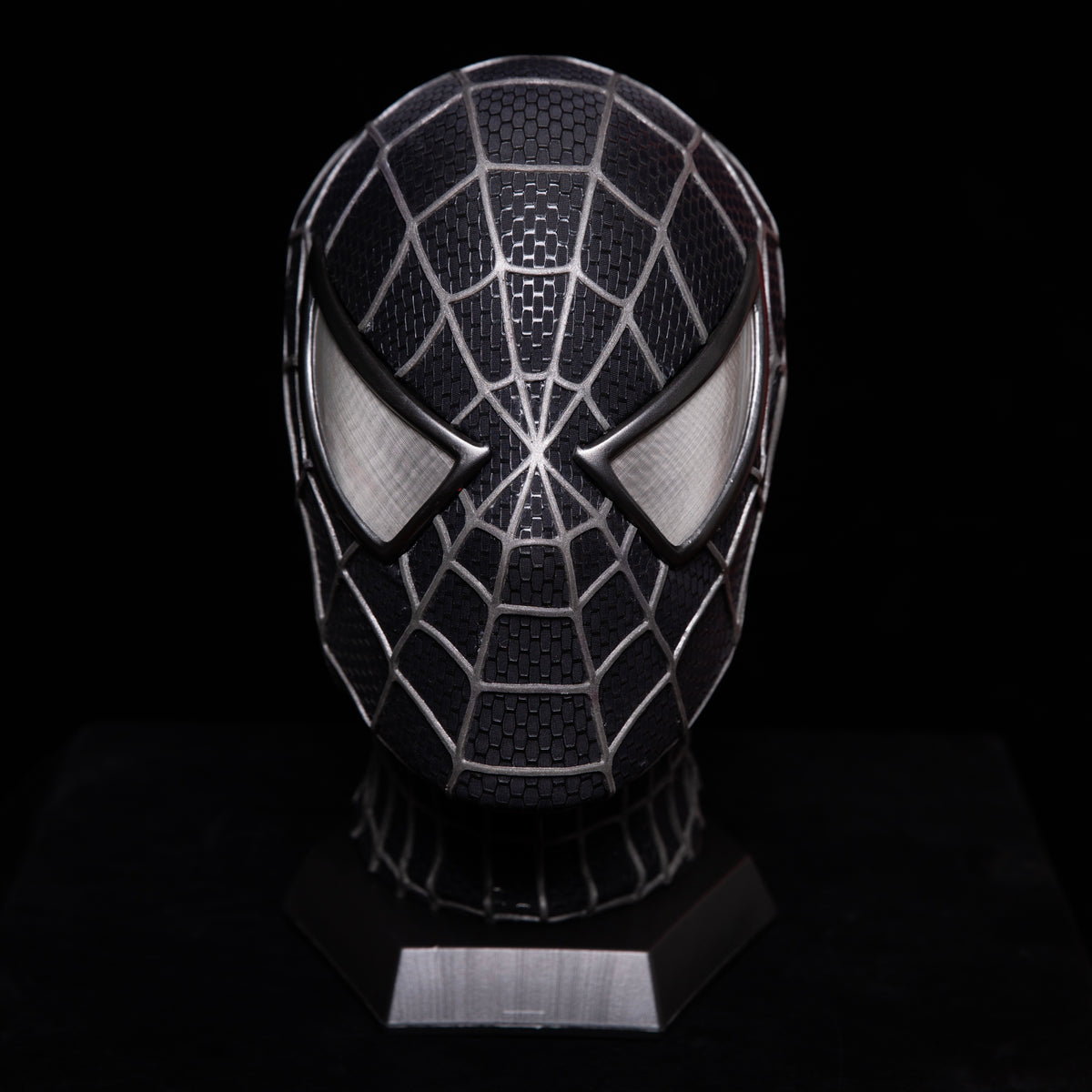 Sam Raimi Spidey3 venom mask (Adults) with Face shell & 3D Rubber Web, Wearable Movie Prop Replica