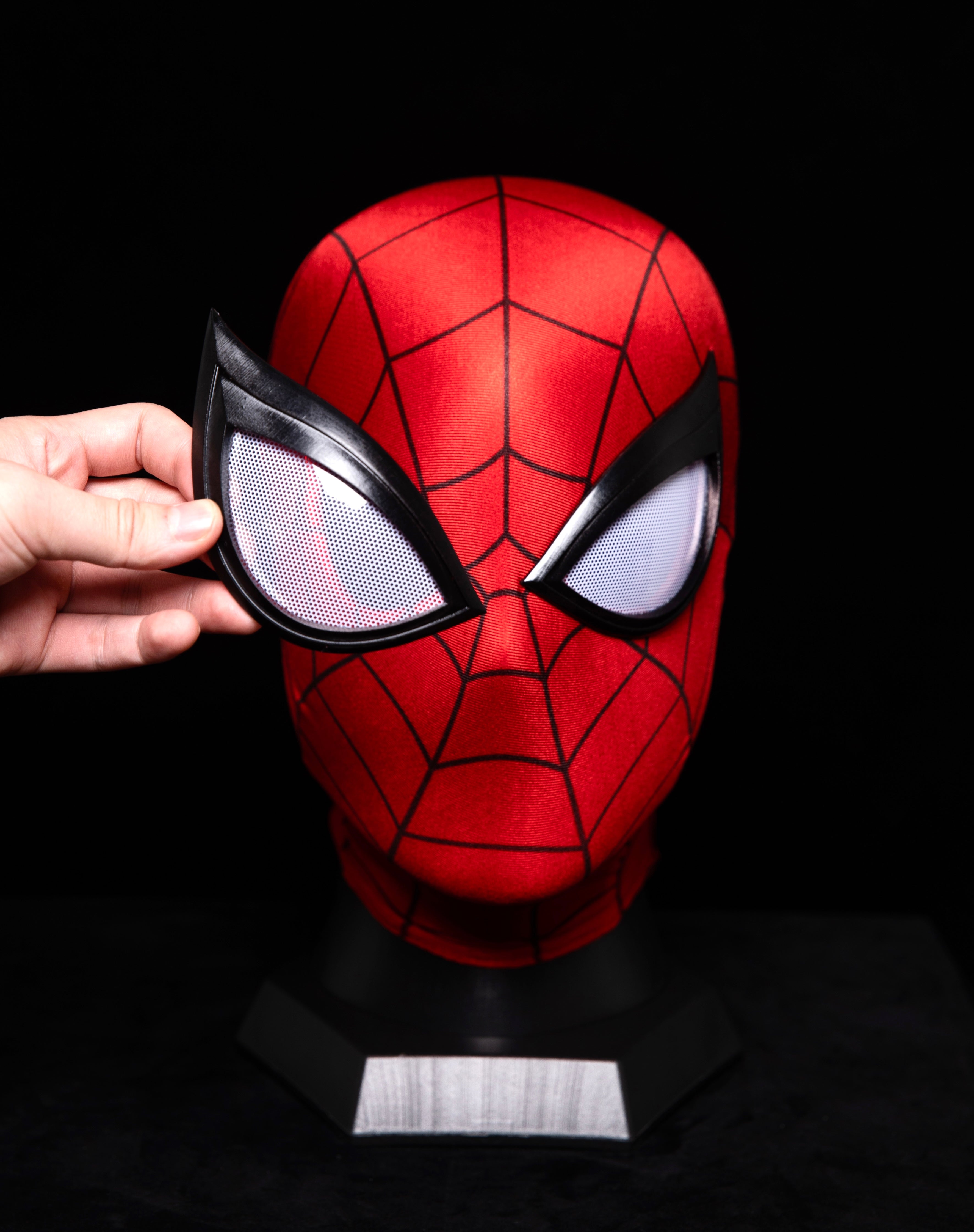 PS4 Spidey Mask with Faceshell and Lenses Wearable Video Game Prop Replica