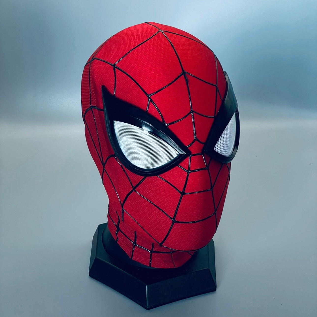 Upgraded Version PS4 Spidey Mask with Faceshell and Lenses Wearable Video Game Prop Replica