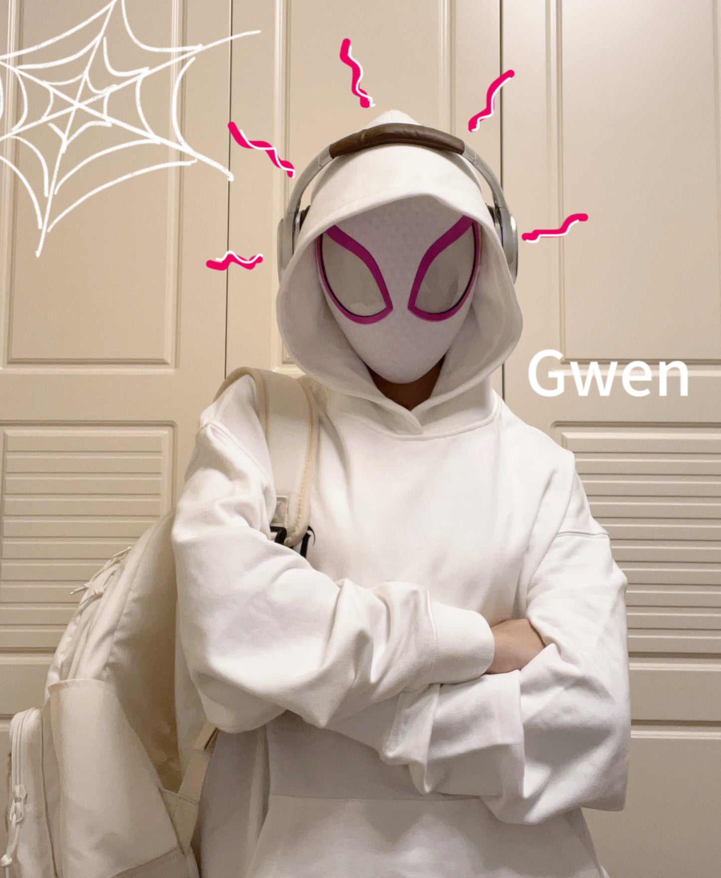 SpiderGwen Mask with face shell