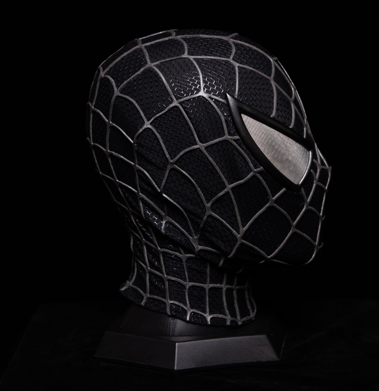 Sam Raimi Spidey3 venom mask (Adults) with Face shell & 3D Rubber Web, Wearable Movie Prop Replica