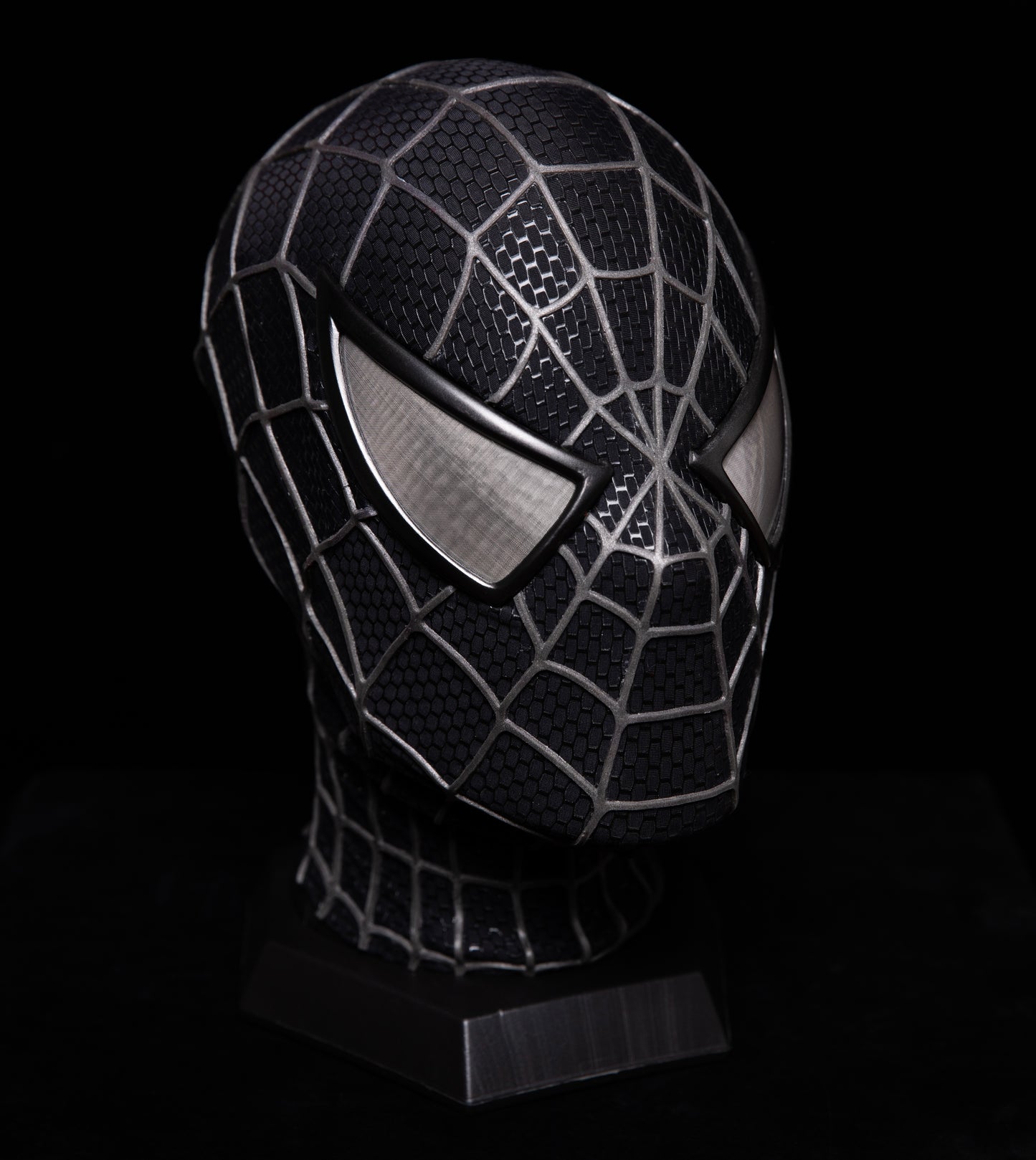 Sam Raimi Spidey3 venom mask (Adults) with Face shell & 3D Rubber Web, Wearable Movie Prop Replica