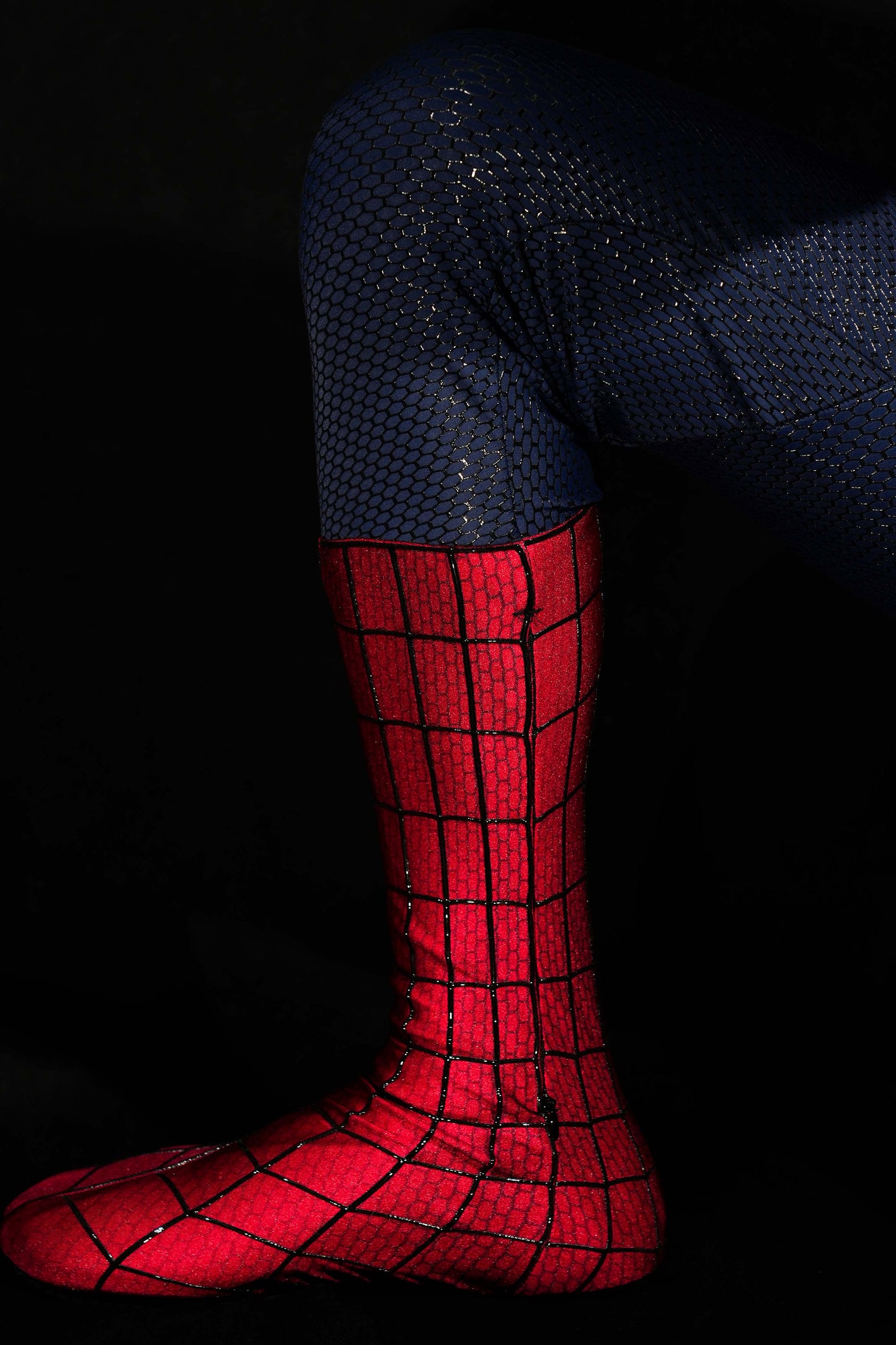 TASM 2 Suit (Andrew) with Face shell & 3D Rubber Web Movie Prop Replica(wearable)