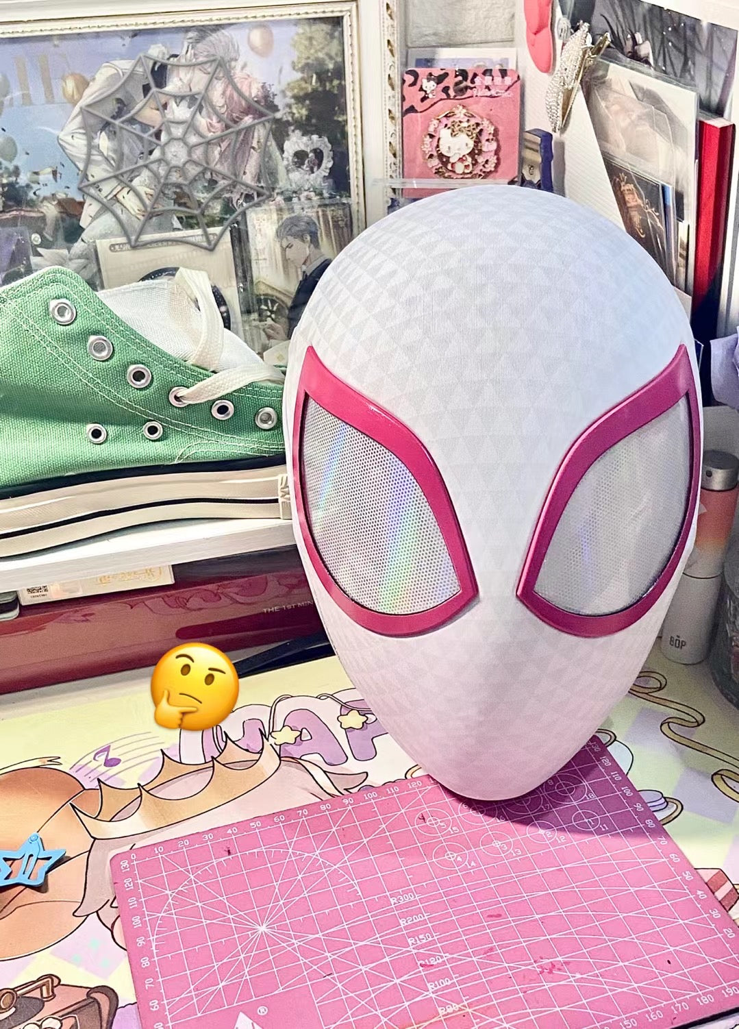 SpiderGwen Mask with face shell