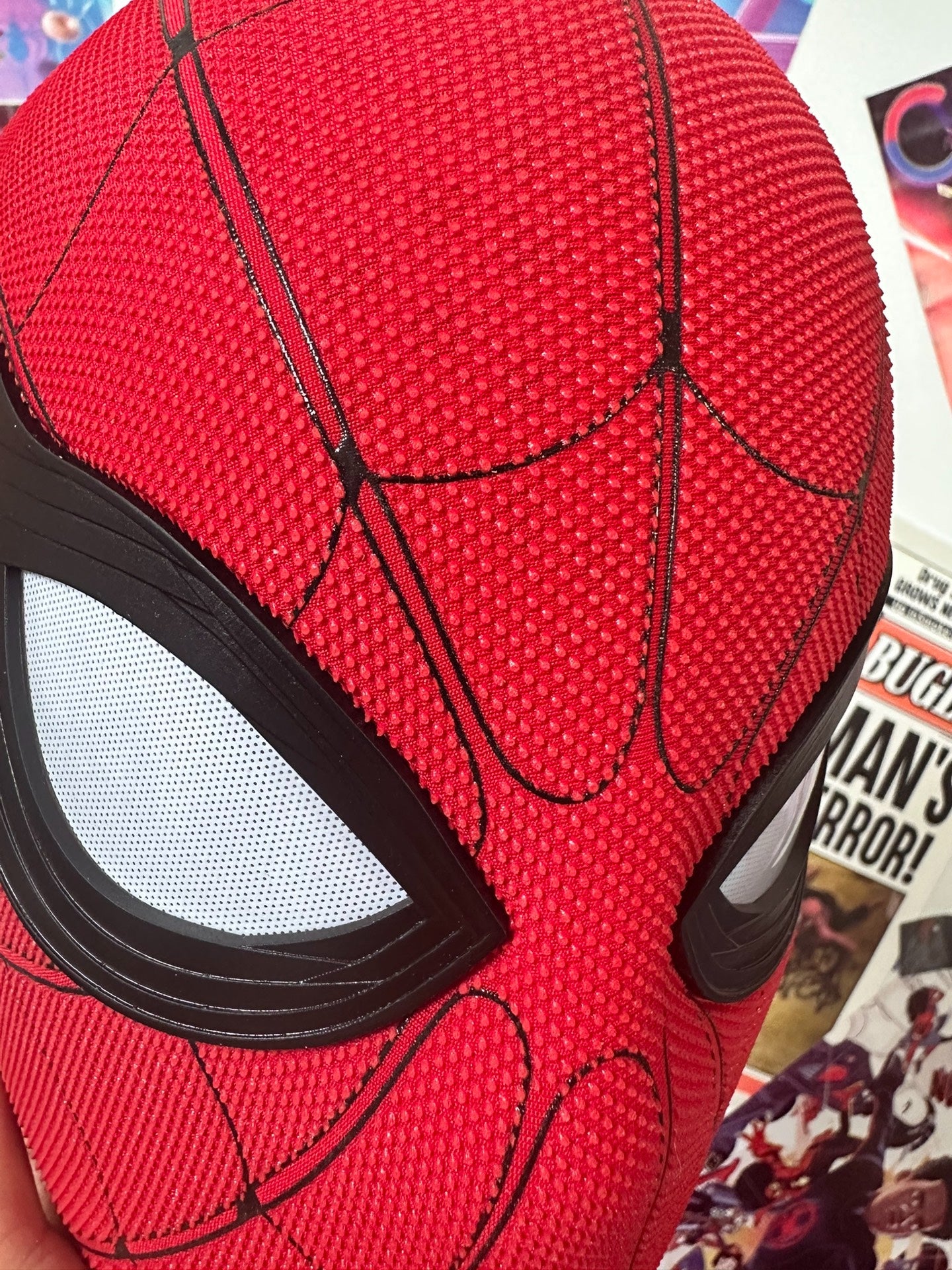 Upgraded Version Homecoming Spidey Mask  (Tom Holland version)