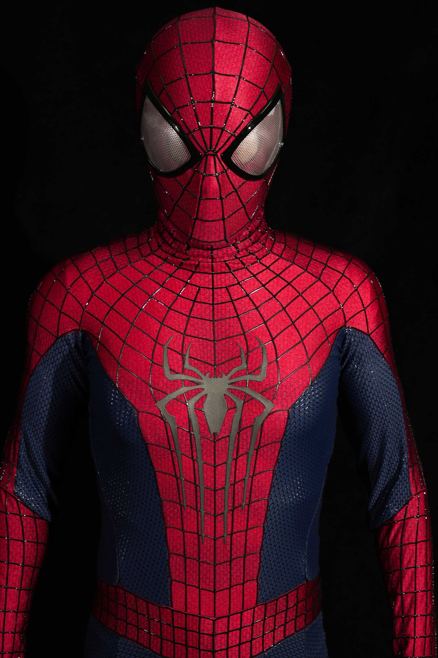 TASM 2 Suit (Andrew) with Face shell & 3D Rubber Web Movie Prop Replica(wearable)