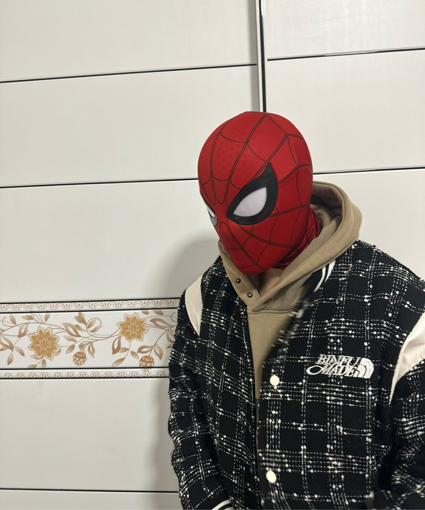 Homecoming Spidey Mask  (Tom Holland version)