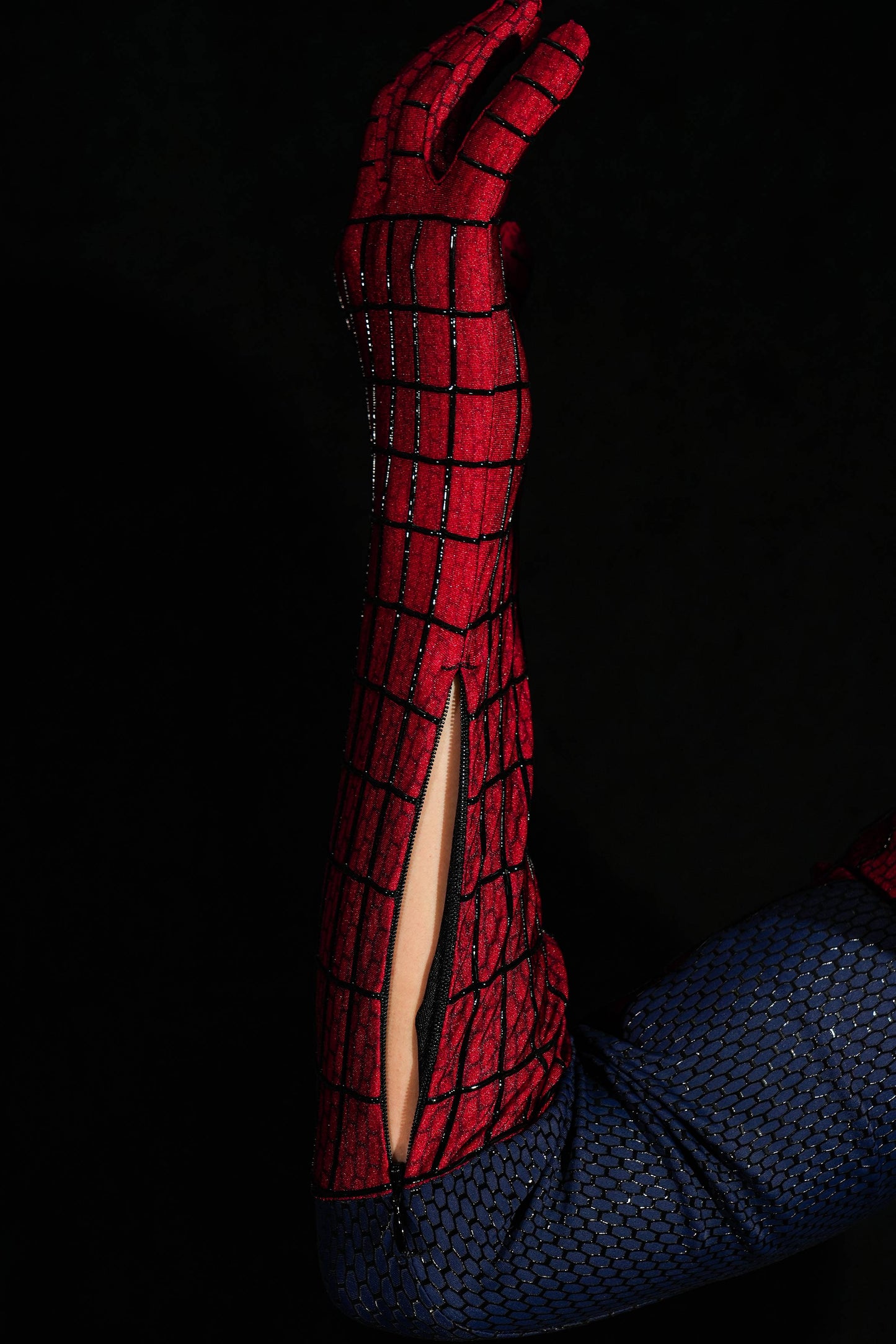 TASM 2 Suit (Andrew) with Face shell & 3D Rubber Web Movie Prop Replica(wearable)